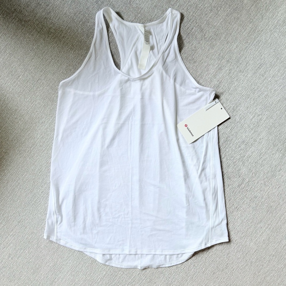 Lululemon White Essential Tank - Pleated - Picture 4 of 9